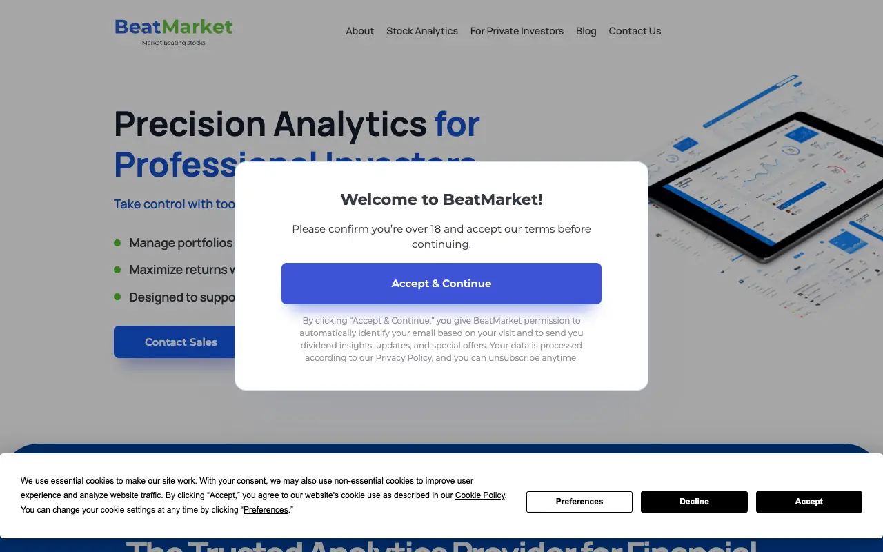 BeatMarket: главная страница beatmarket.com 30 сентября 2026
