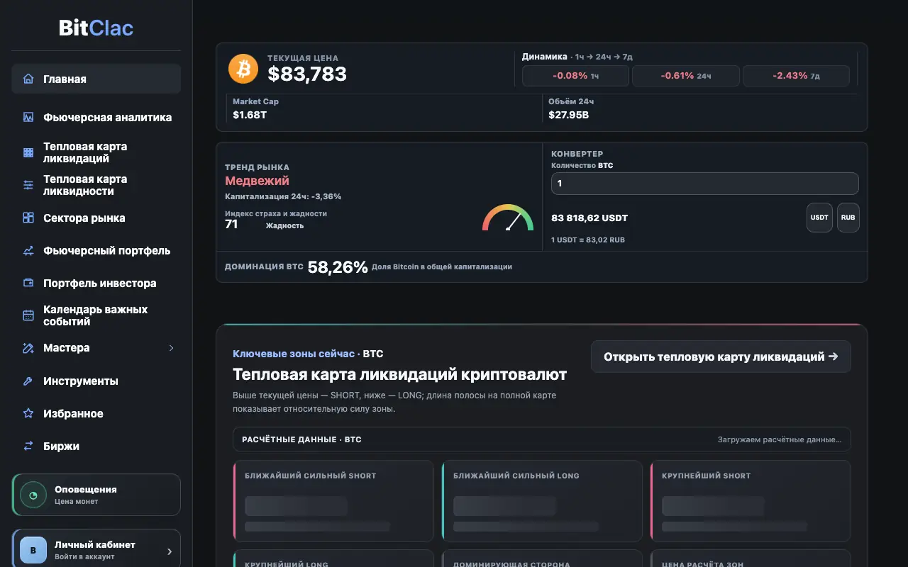 BitClac: главная страница bitclac.ru 30 сентября 2026
