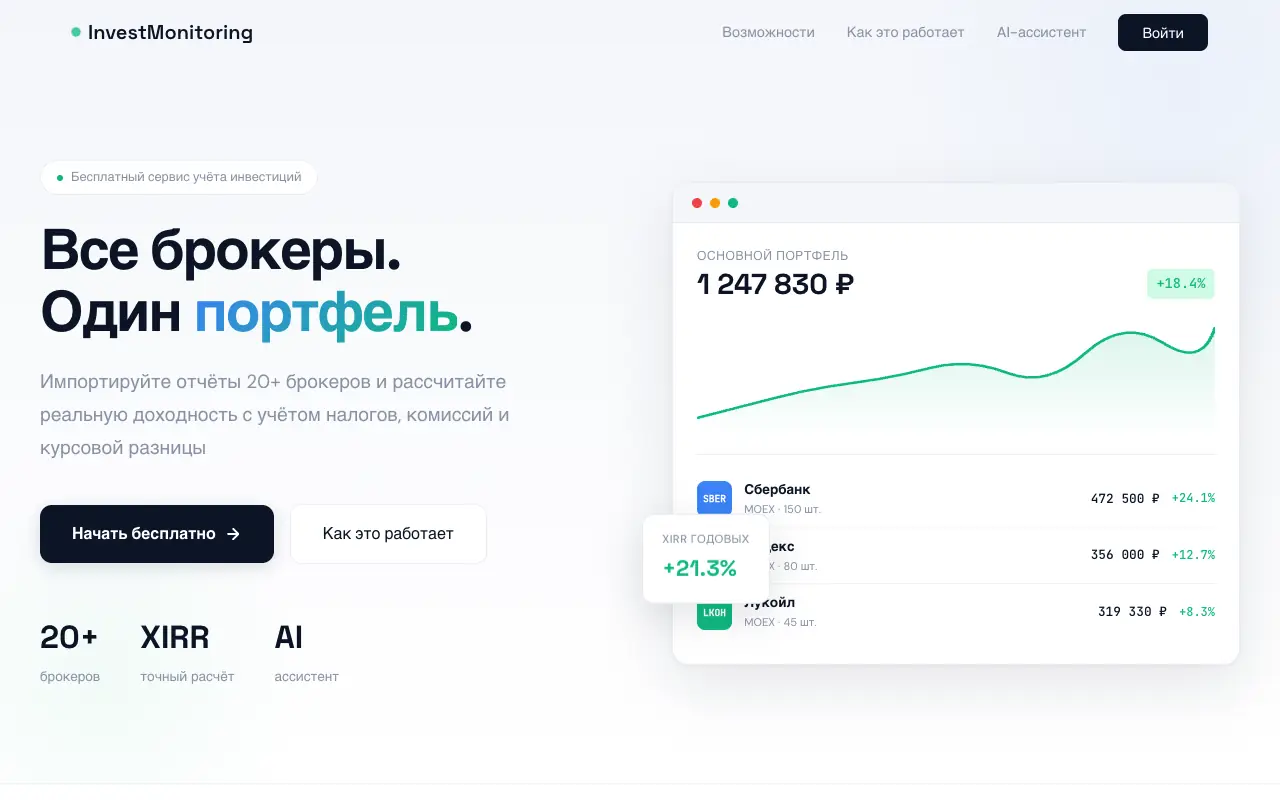 InvestMonitoring: главная страница investmonitoring.ru 30 сентября 2026