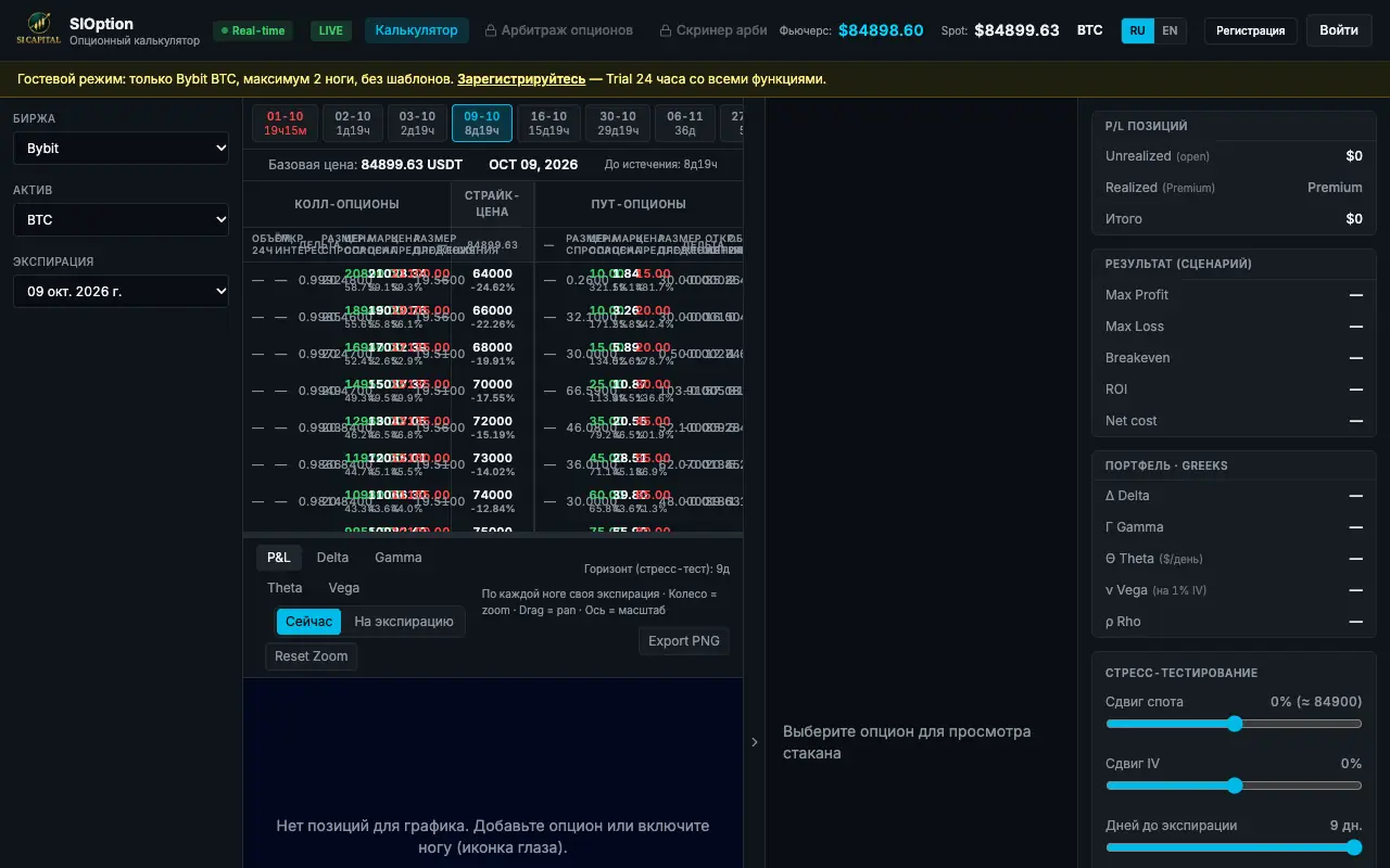 SIOption: главная страница sioption.ru 30 сентября 2026