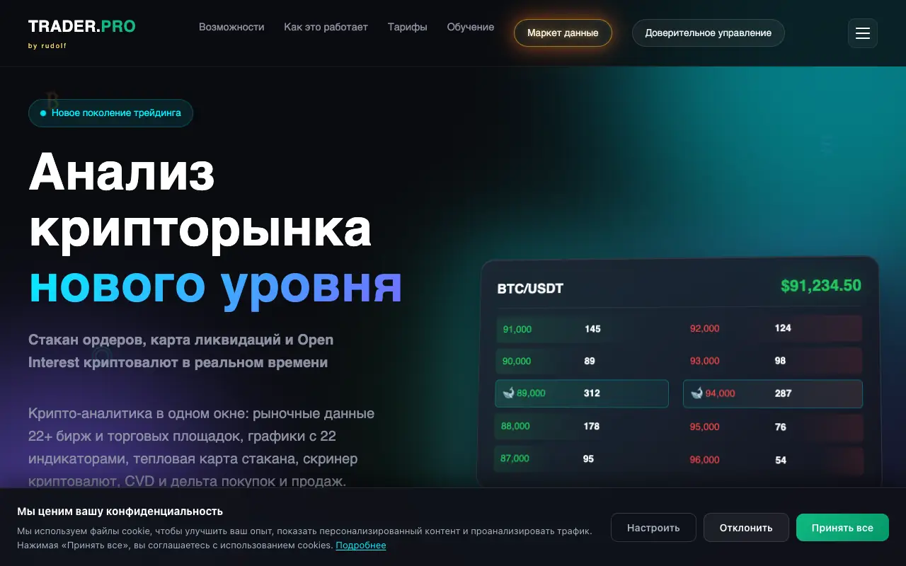 TRADER.PRO: страница trader-pro.org/ru 30 сентября 2026